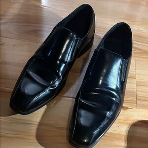 Stacy Adams Shiny Black Men's Slip-Ons
